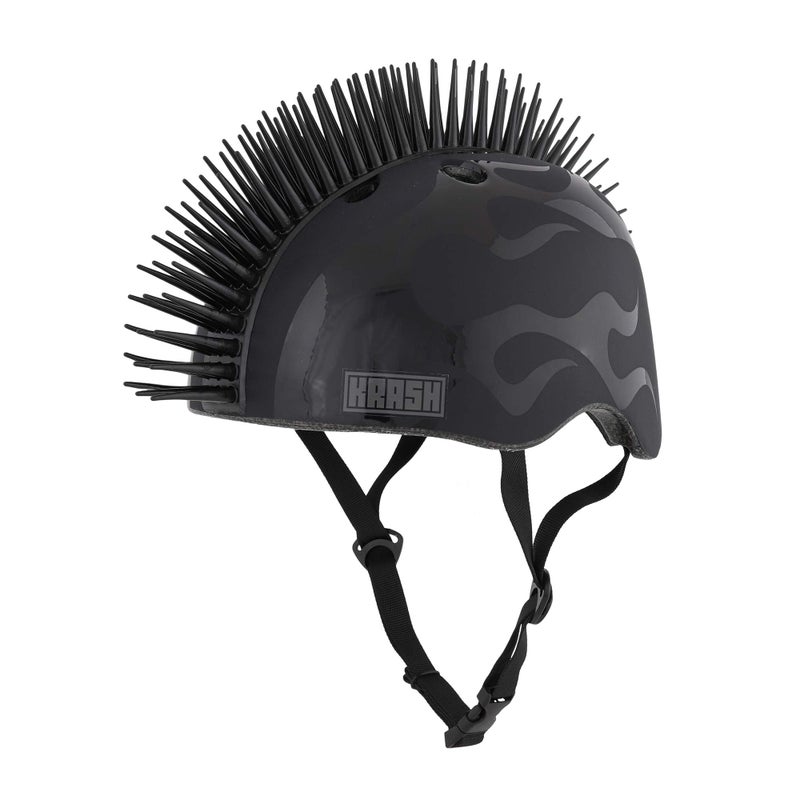 Krash خوذة كراش! لهب الأشباح للشباب 8+، سوداء، 54-58 سم - Image 1